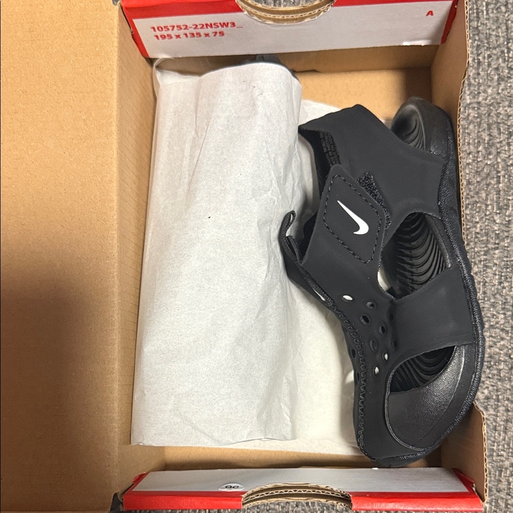 Nike Black Open-Toe Sandals